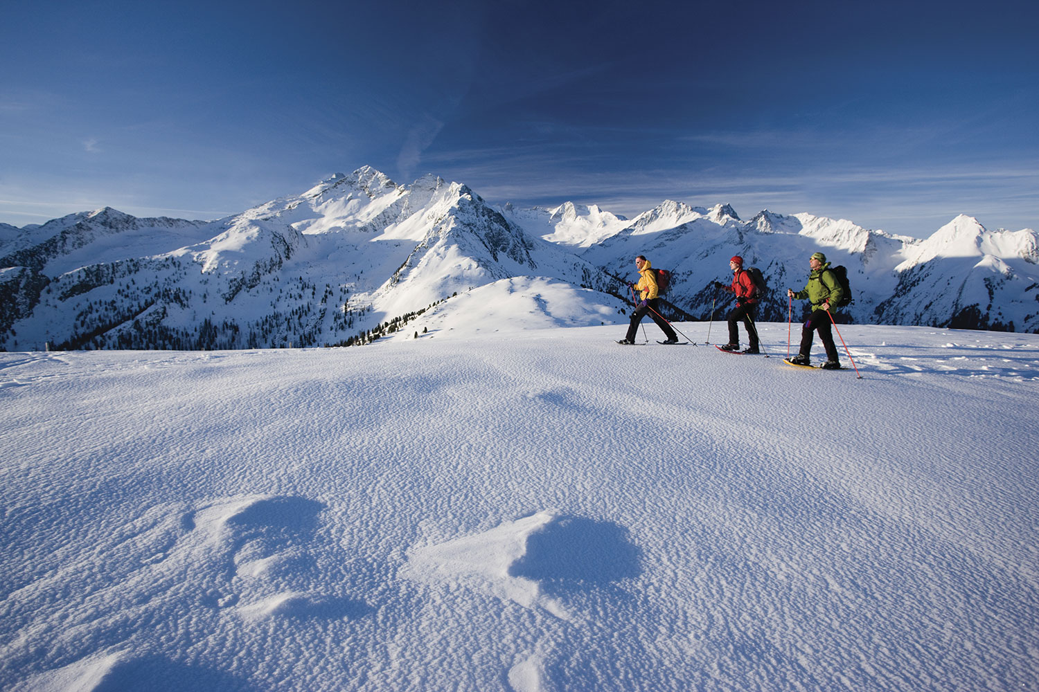 Schneeschuhwandern in Fügen im Zillertal