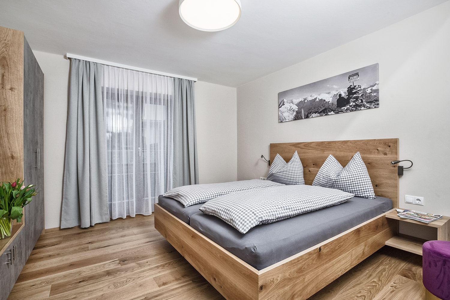 Schlafzimmer Apartment Reinhart - Hillside Apartment Pircher Ulraub in Fügen im Zillertal