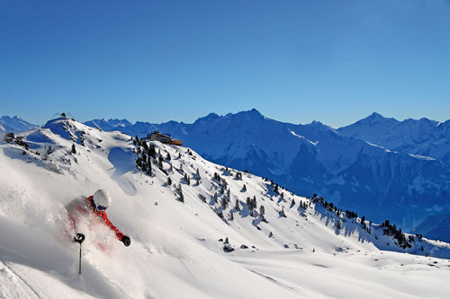 Skifahren in Holidays in Fügen, Zillertal