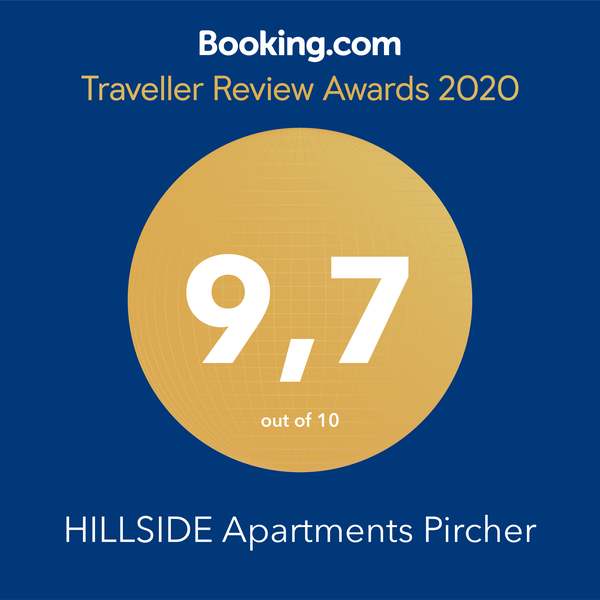 Booking Traveller-Review-Award - Auszeichnung Apartment Hillside in Fügen im Zillertal